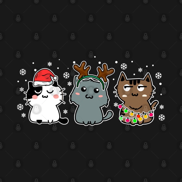 Funny Cats Christmas Men Kids Women Cat Ugly Christmas by KsuAnn