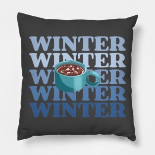 Winter Hot Chocolate Pillow