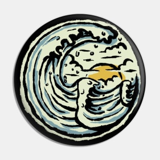 SEA WAVE Pin