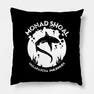 Shark Diving At Monad Shoal Pillow