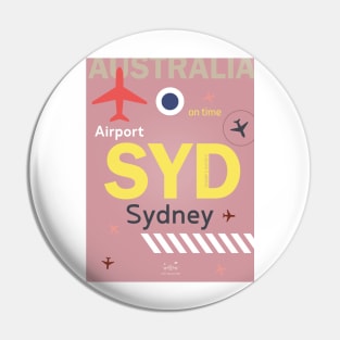 SYD SYDNEY airport code Pin