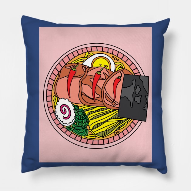 Chilli Spicy Food Vegetable Hot Peppers Pillow by flofin