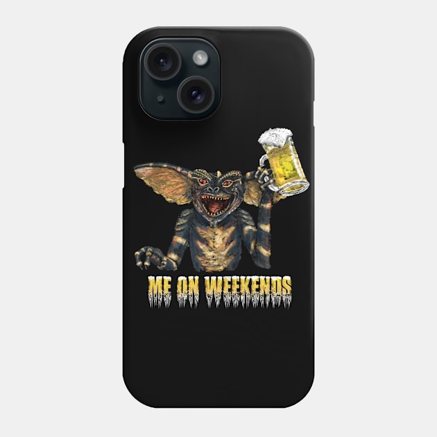 Me on Weekends Phone Case by NMdesign