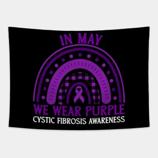 In My We Wear Purple Cystic Fibrosis Awareness Tapestry