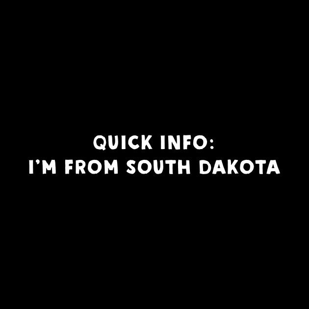 South Dakota Cool & Funny by Novel_Designs