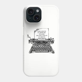 i will love you if i never see you again( a series of unfortunate events) Phone Case