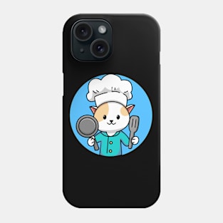 chef cat Phone Case