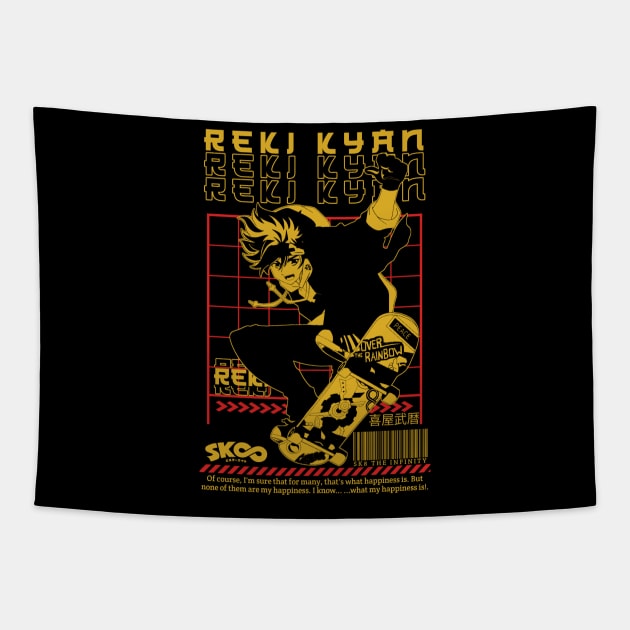 Reki Line - Sk8 Tapestry by NekerArt