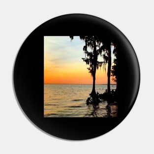 Sunrise On The Bayou Pin