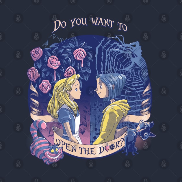 Coraline & Alice "Open the door" by Fine_Design