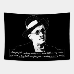 James Joyce Love Letter Quote Tapestry