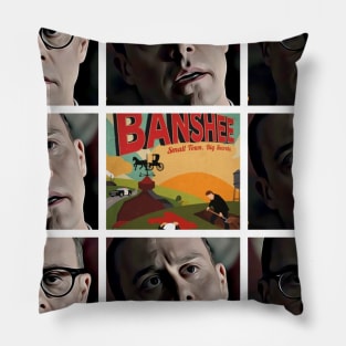 Banshee Clay Burton pop art Pillow