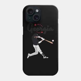 Georgia USA Baseball Phone Case