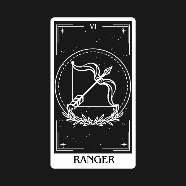 Ranger Tarot Card D&D Nat 20 Dungeons & Dragons by JaeSlaysDragons