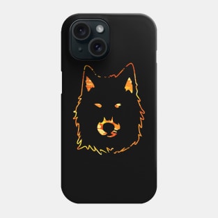 wolf face Phone Case