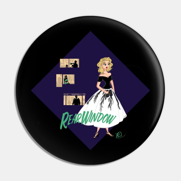 Rear Window Pin by Art_byKay