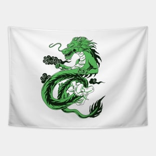 GREEN DRAGON Tapestry