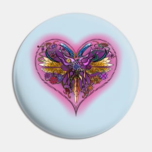 Paradoxical Heart Pin