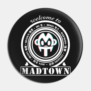 Madtown Logo - Welcome (smaller) Pin