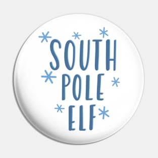 south pole elf Pin