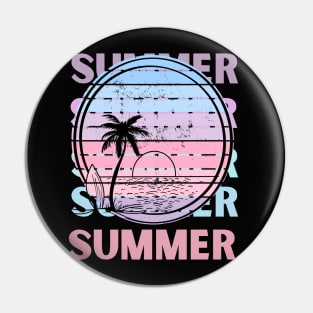 Hello summer Beach summertime Adventure travel lover palm tree sun Pin