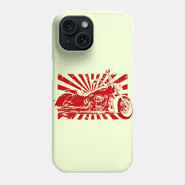 Motorcycle Red On Phone Case by Socity Shop