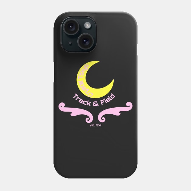 Crystal Tokyo Track & Field Phone Case by HeartsInspiredRunning