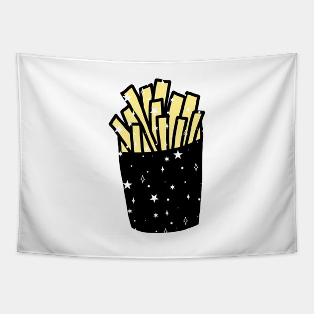 Space Fry Tapestry by designminds1