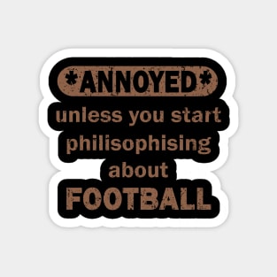 American Football Birthday Gift Field Goal Magnet