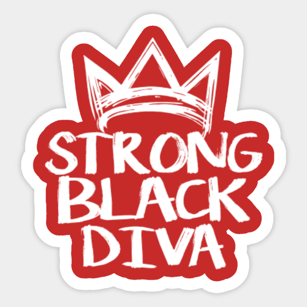 Strong Black Diva 2 0 Delta Sigma Theta Sticker Teepublic