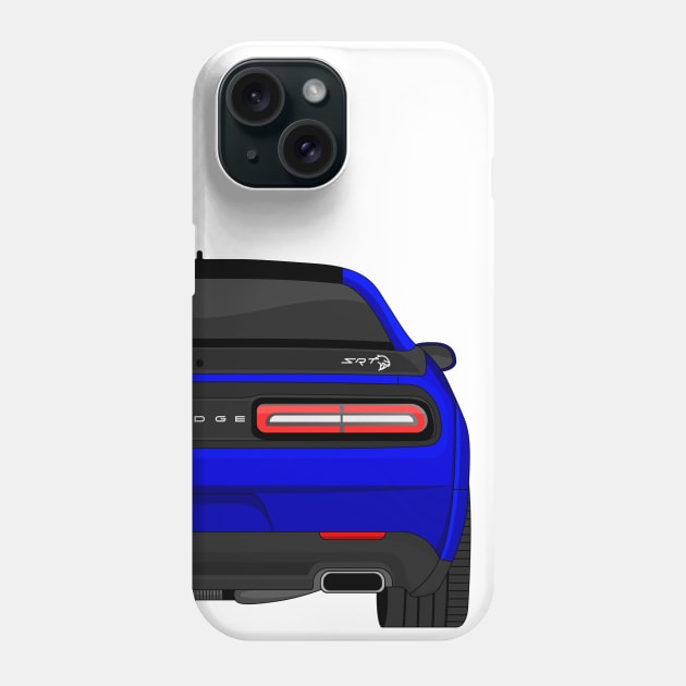 HELLCAT REAR DARK-BLUE Phone Case by VENZ0LIC