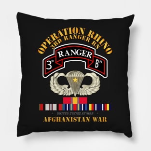 Operation Rhino - Afghanistan - 3rd Ranger Bn w SVC Pillow