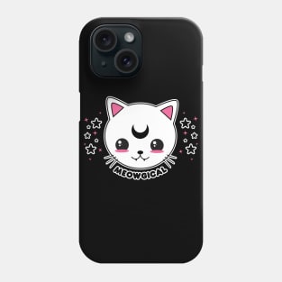 Kawaii Goth Cat Meowgical Phone Case