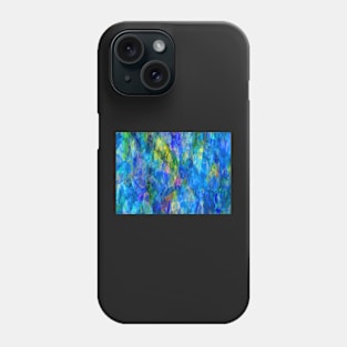 Blue Shade Multi Coloured Abstract Phone Case