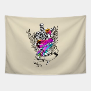 Flower and Sword Tapestry