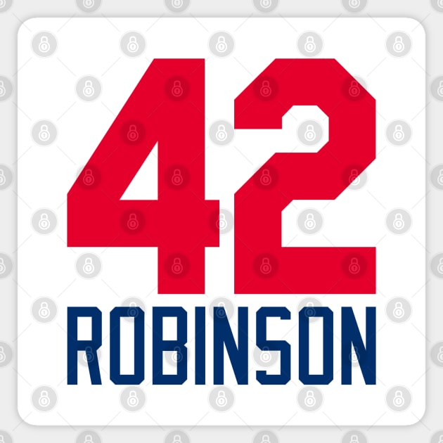 Jackie Robinson 42 Sticker 