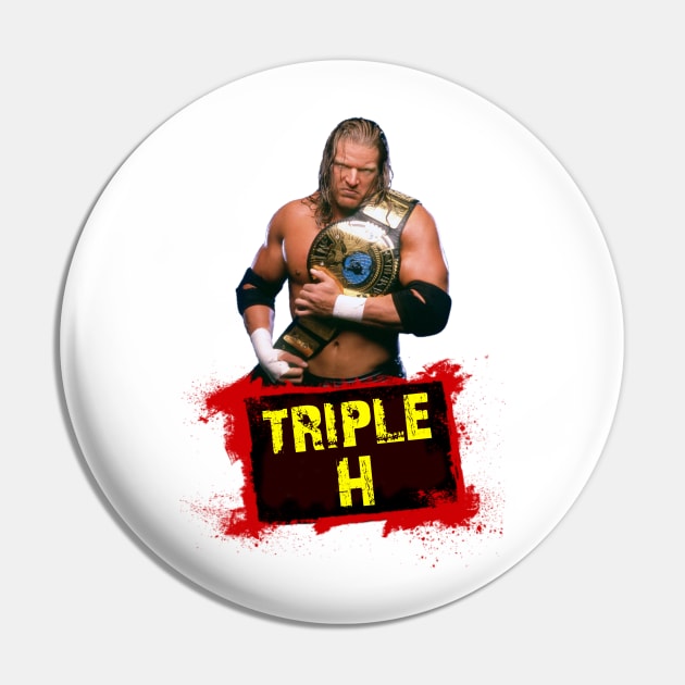 Triple H Pin by Money Making Apparel