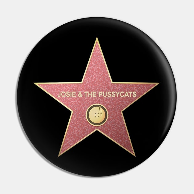 Josie & the Pussycats - Hollywood Star Pin by RetroZest