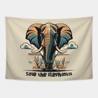 Save the Elephant Day – April Tapestry