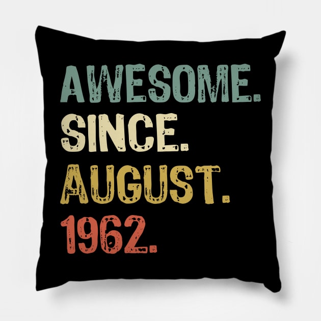 Born in august 1962 Pillow by Yasna