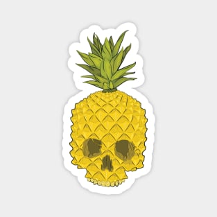 Pineapple Skull Magnet