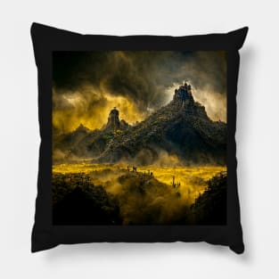 epic battle scene Pillow