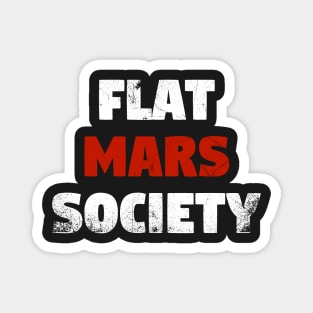 flat mars society Magnet