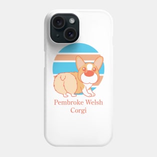 Cute Dogs illustrations - Pembroke Welsh Corgi Phone Case