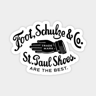 FOOT SCHULZE & CO ST PAUL SHOES Magnet