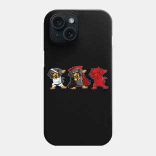 Dachshund Dabing Horror Halloween T-shirt Phone Case