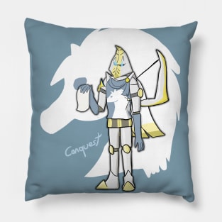 White Horsemen (Conquest) Pillow