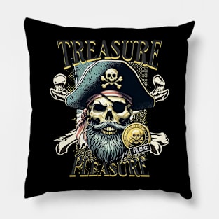 Treasure Pleasure: Pirate & Skull Revelry Pillow