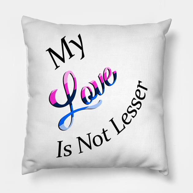 No Lesser Love Pillow by traditionation