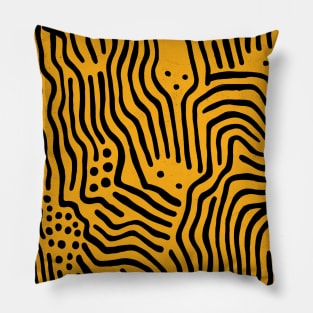 Bongo - solid yellow version Pillow